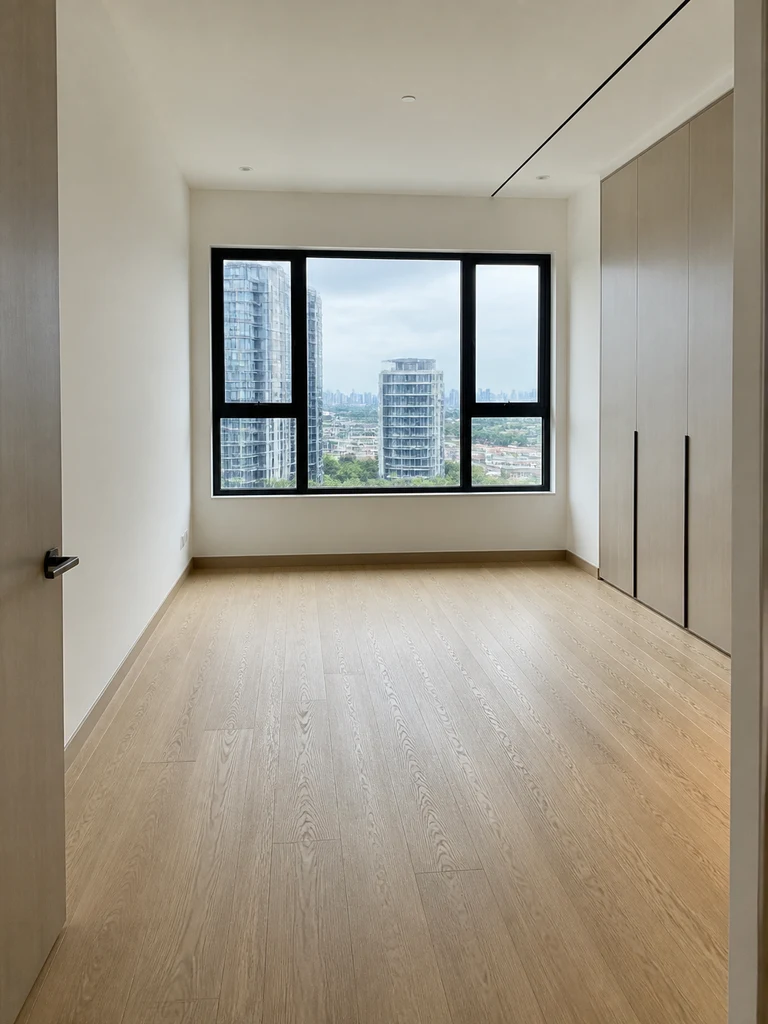 Bedroom before virtual staging